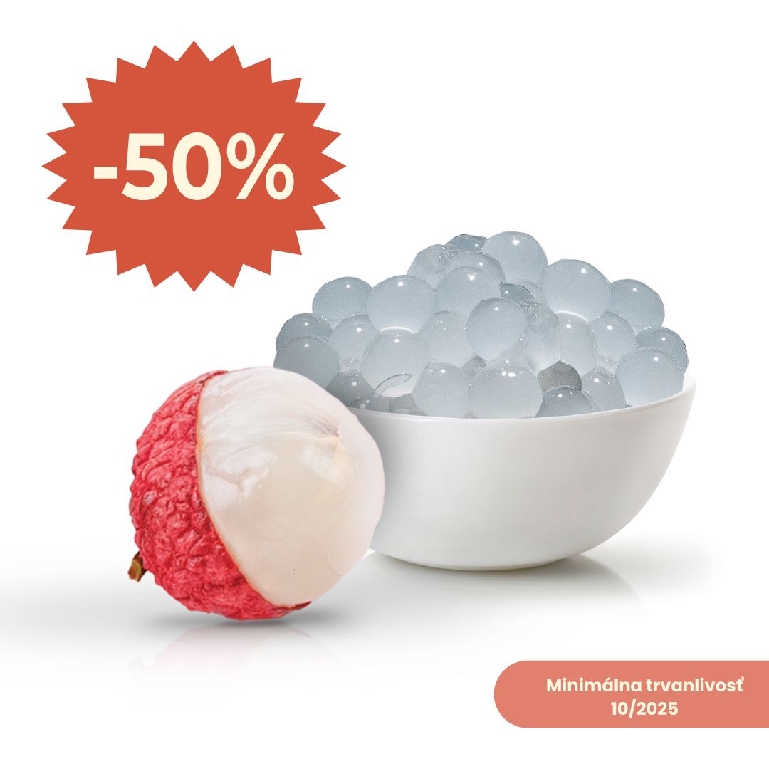 OXO Bubble Tea Praskajúce guličky – Liči