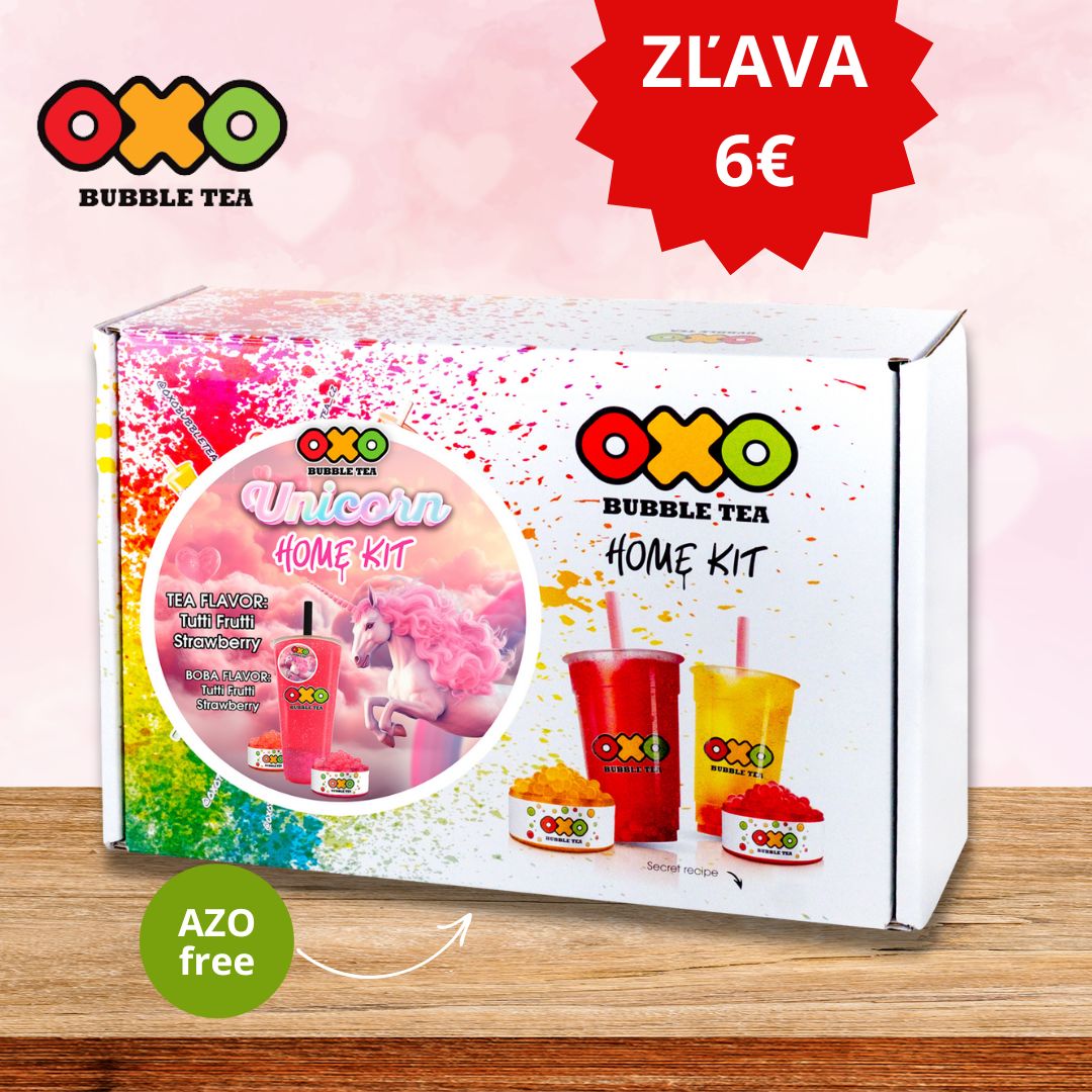 OXO HOME KIT - UNICORN 🦄- domáca sada na prípravu bubble tea UNICORN
