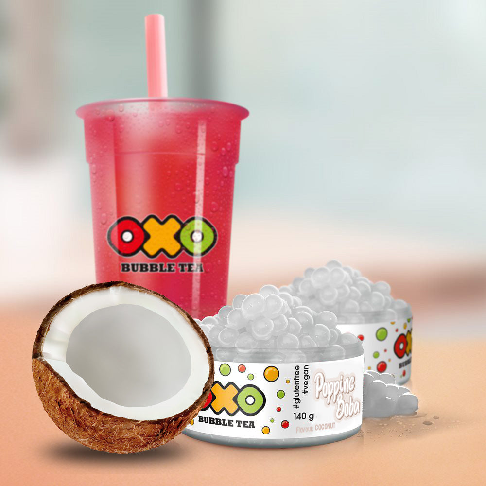 OXO Bubble Tea Praskajúce guličky – Kokos