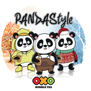 Sticker Dressed Panda