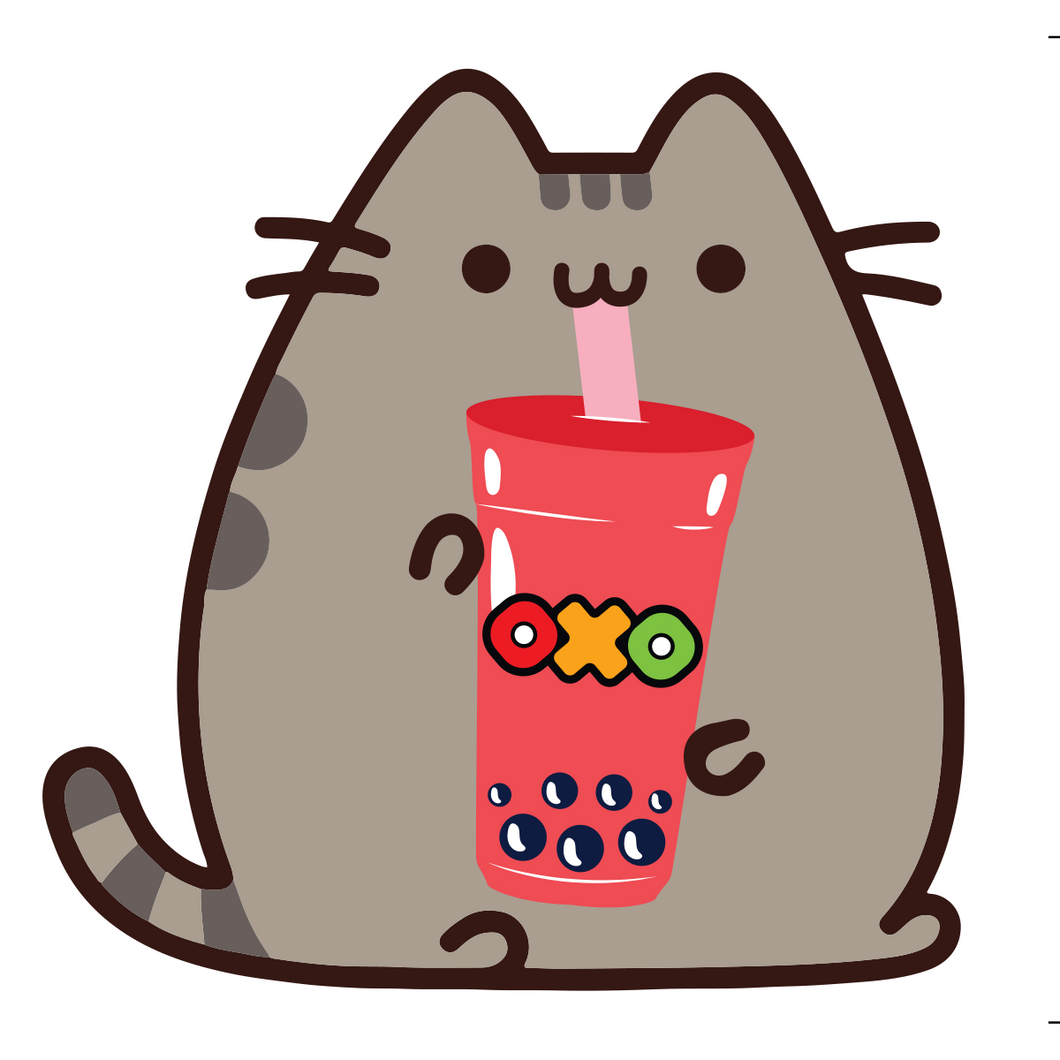 Sticker OXO Pusheen