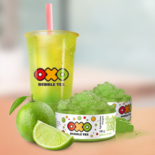 OXO Bubble Tea Praskajúce guličky – Limeta - oxoshopsk